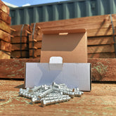 Post Base Installation Kit - All-in-One - Drill Bit + Driver Bit + Pack of 50 Bolts